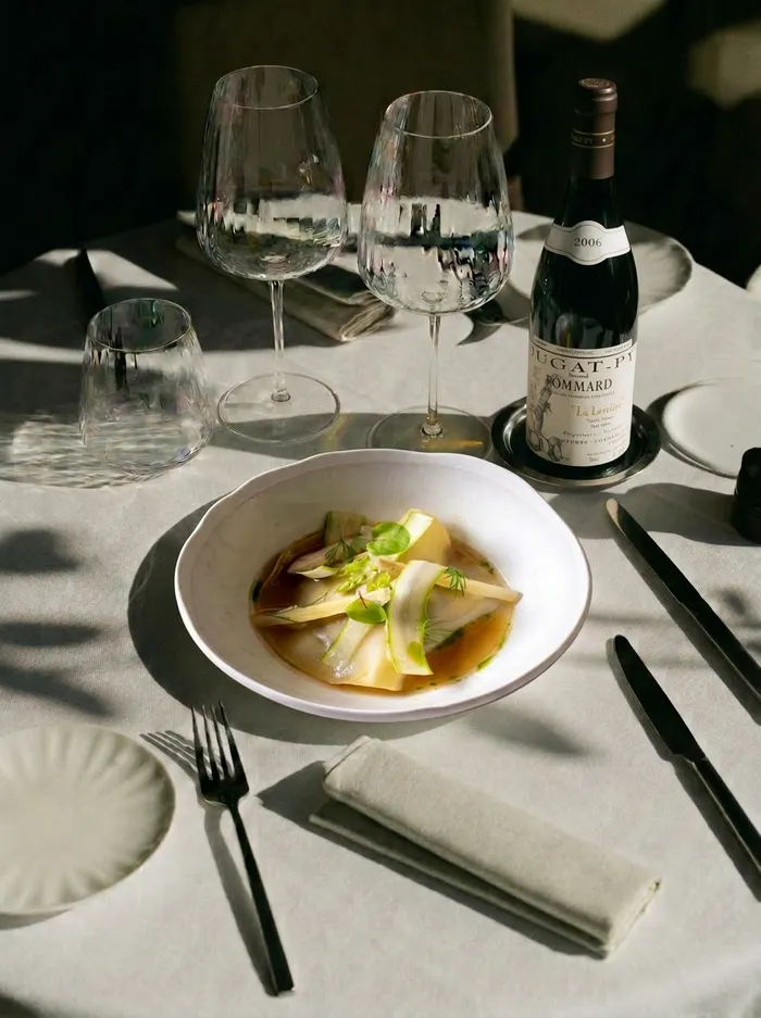 Pommard 2006 paired with beef cheek raviole