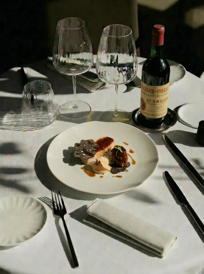 Saint-Émilion 1971 Château Figeac paired with beef tournedos